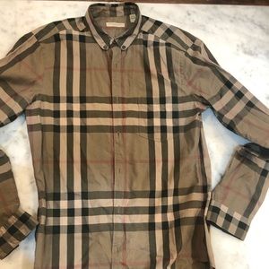 Burberry long sleeve button up